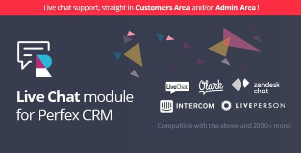 Live Chat module for Perfex CRM - screenshot