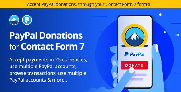 PayPal Donation plugin for Contact Form 7 - WordPress plugin