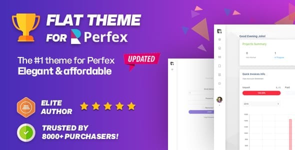 Perfex CRM Flat Theme - screenshot