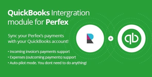 QuickBooks Integration module for Perfex CRM - screenshot