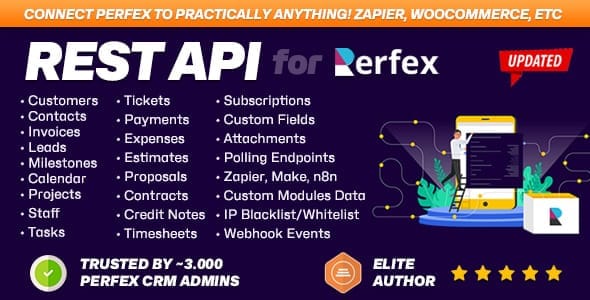 REST API module for Perfex CRM - screenshot