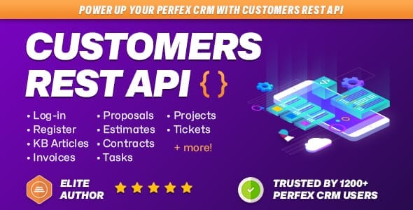 Customers REST API - Perfex CRM module