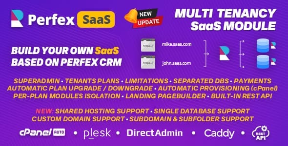 Perfex CRM SaaS - screenshot