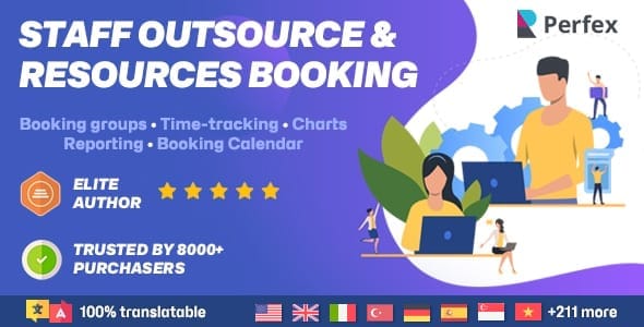Staff Outsourcing & Smart Resources Booking module for Perfex CRM - screenshot
