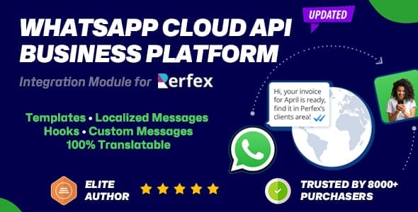 WhatsApp Cloud API Business Integration module for Perfex CRM - screenshot