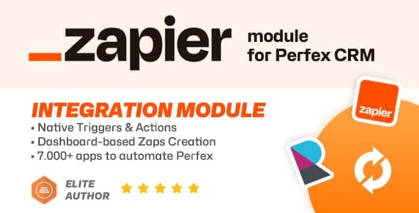 Zapier module for Perfex CRM - screenshot